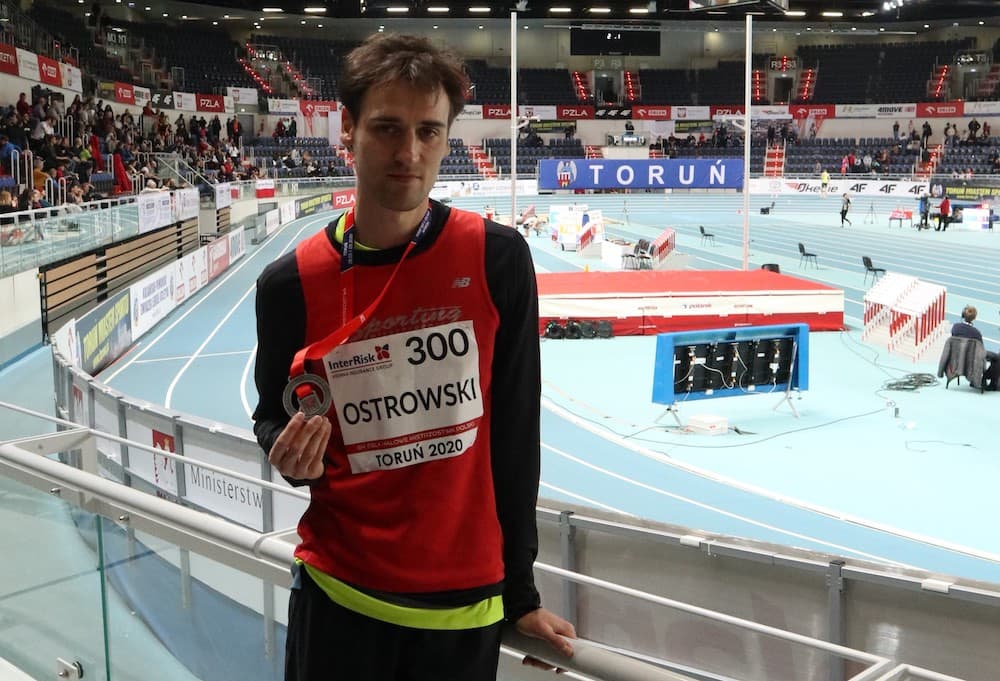 Zawodnik Sportingu Międzyzdroje zdobył wicemistrzostwo Polski w biegu na 1500m