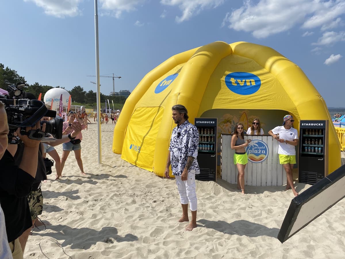 Projekt Plaża TVN w Międzyzdrojach